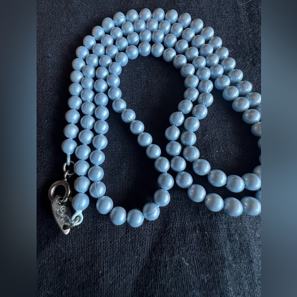 Oops A Daisy Lt Blue Necklace - Picture 7 of 9